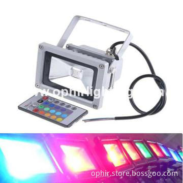 CE RoHS Listed BridgeLux 10W RGB LED Flood Light